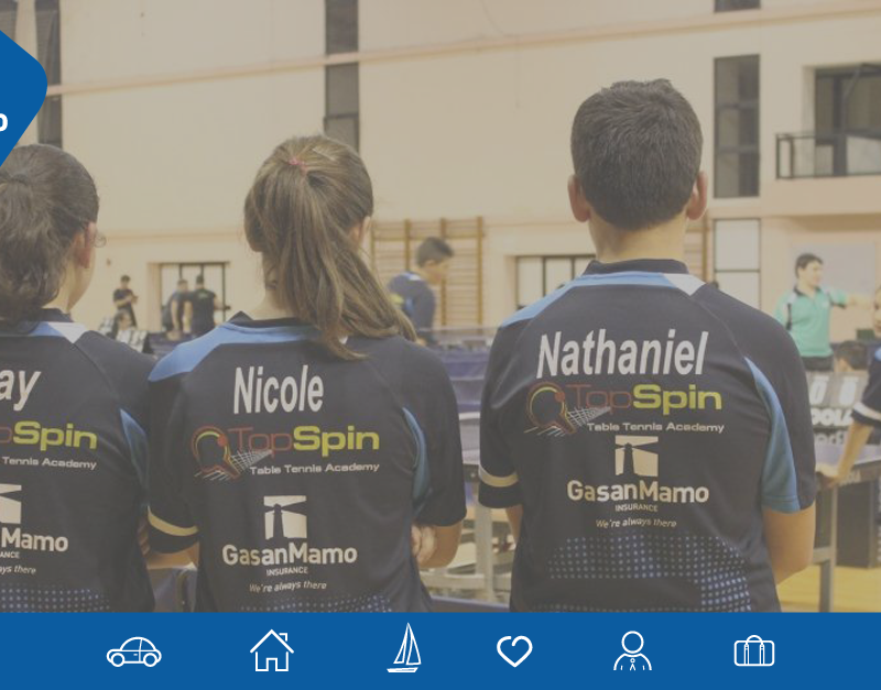 Local table tennis players