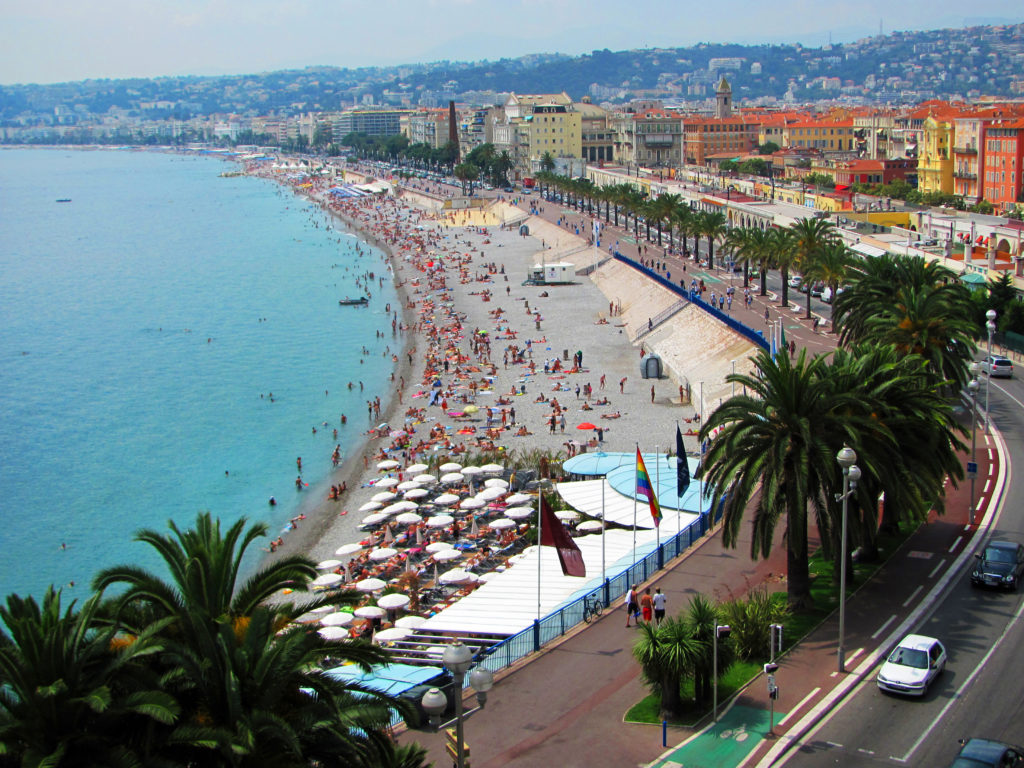 Beachfront road and stretch of beach, Ultimate European Road Trip