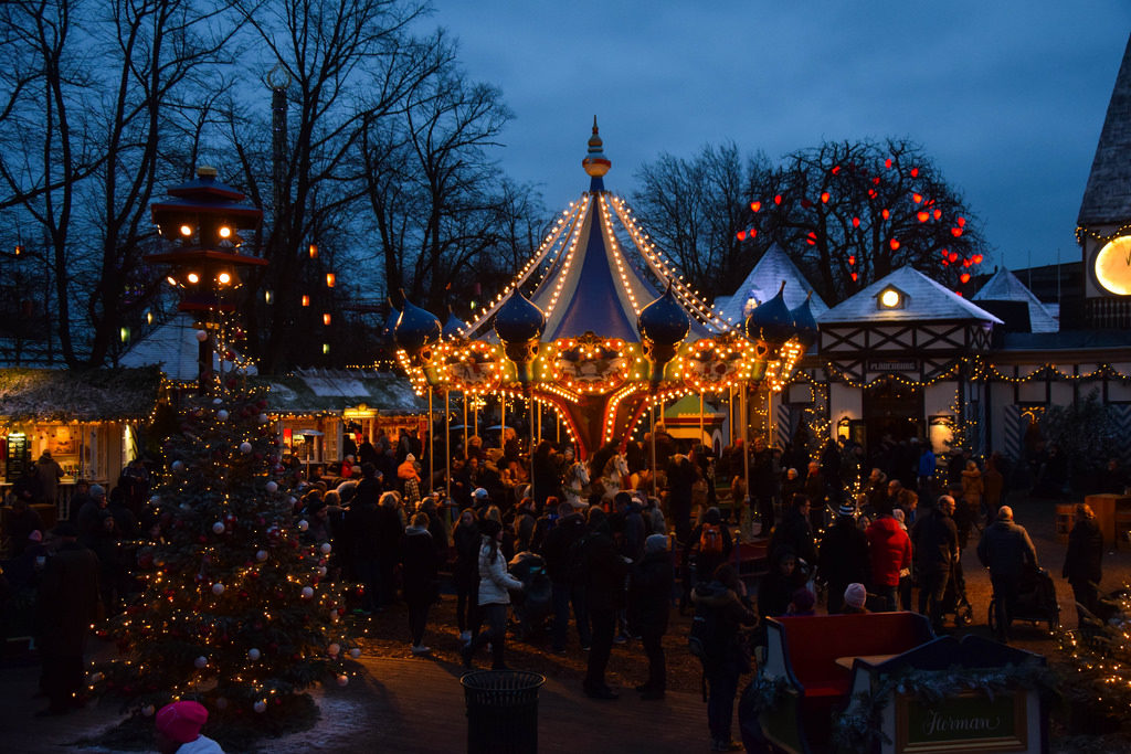 Tivoli-Park-at-night-in-Copenhagen christmas winter festival