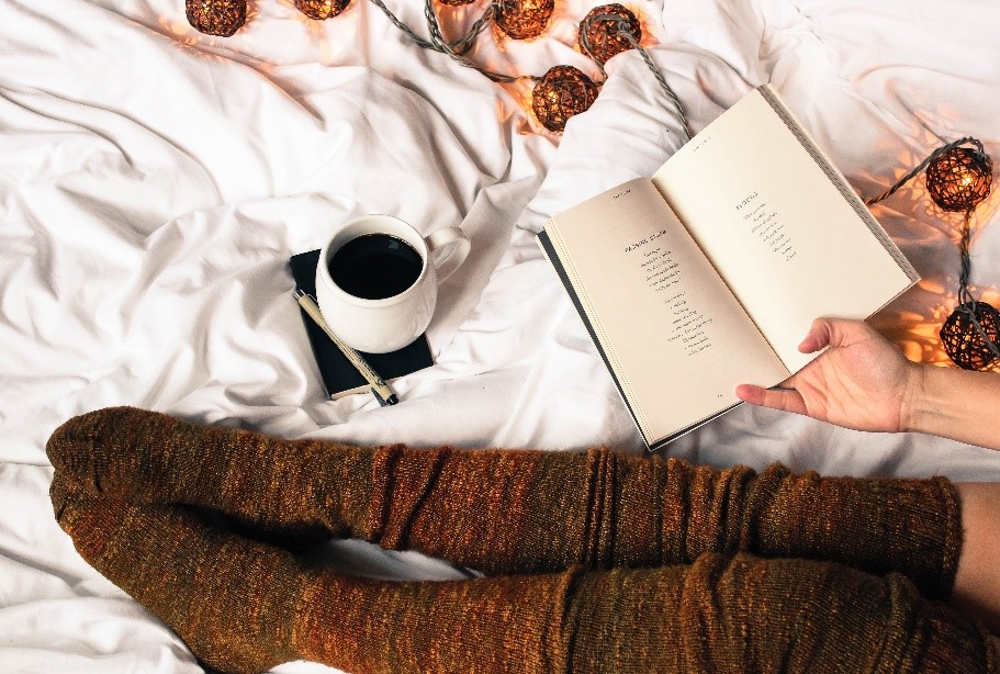 christmas presents cosy socks and books