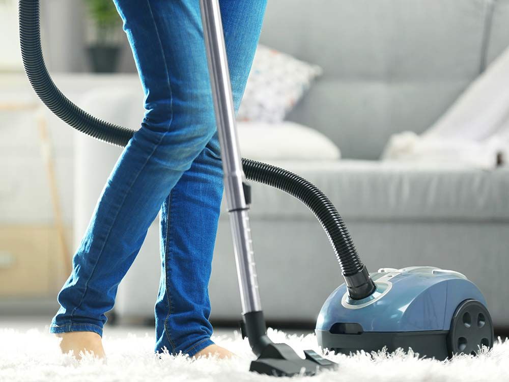 Vacuuming Spring Cleaning