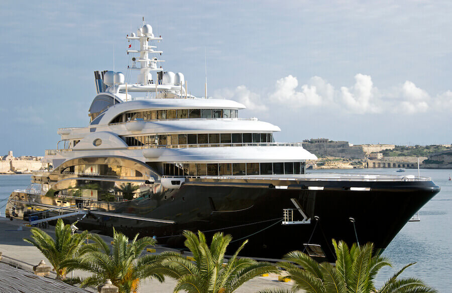 super yachts in malta today