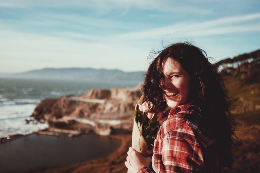 Woman Smiling