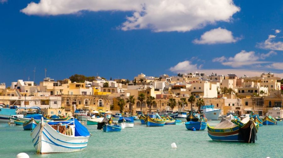 Picture of boats in blue waters